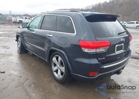 2015 Jeep Grand Cherokee Overland z USA, uszkodzony, nr VIN 1C4RJFCGXFC135459